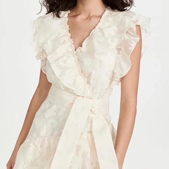 Veronica Beard Mahita Silk Blend Ruffle Dress Size 14 NWT - Picture 16 of 16